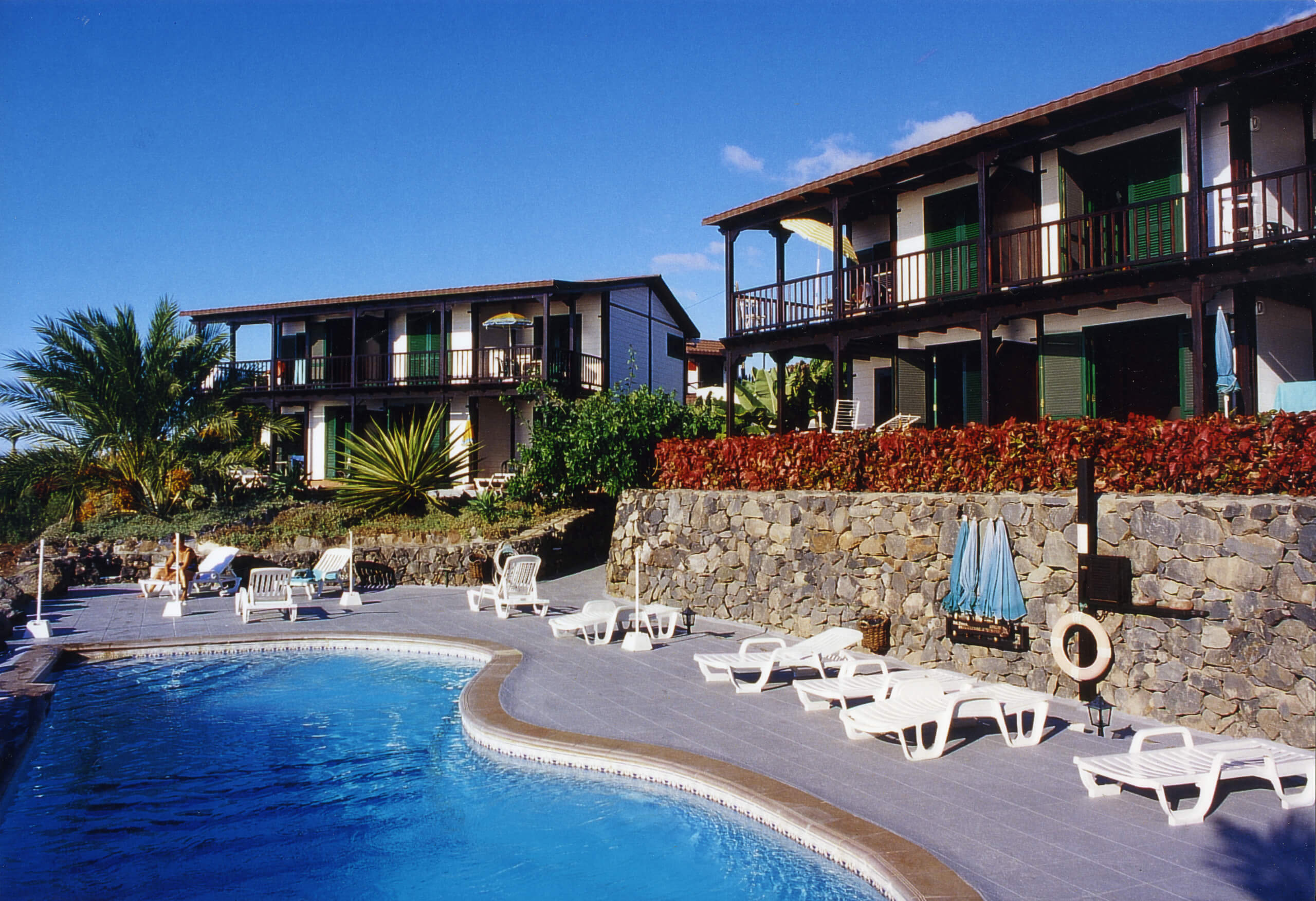 Apartamentos vistos desde el acantilado